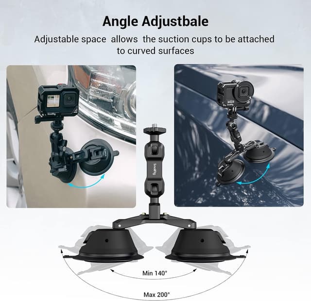 Detalle 2 de SMALLRIG Suction Cup Mount 3 kg für Autoaufnahmen