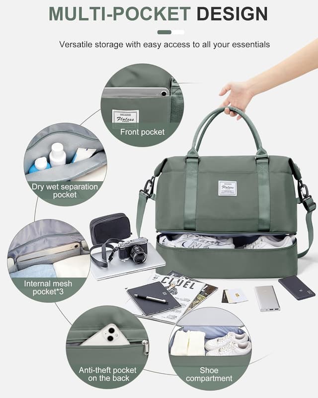 Thumbnail 6 de Bolsa J2-Verde: Viaje, Gimnasio y Playa 🏖