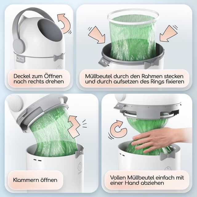 Thumbnail 4 de Levias Windeleimer 10L 👶