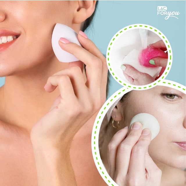 Thumbnail 6 de LAC FOR YOU Esponjas Maquillaje Cara 5 Piezas