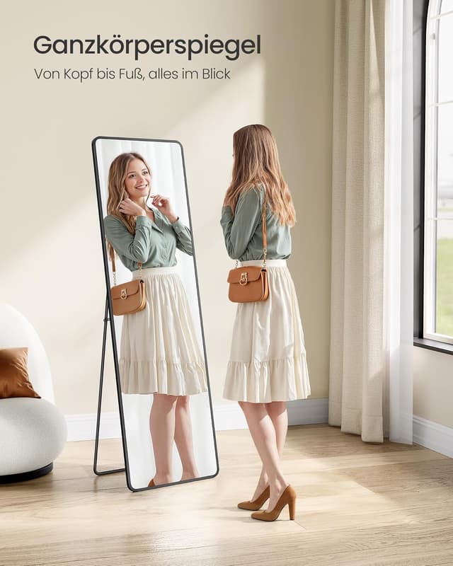 Detalle 2 de SONGMICS Ganzkörperspiegel 150 x 40 cm