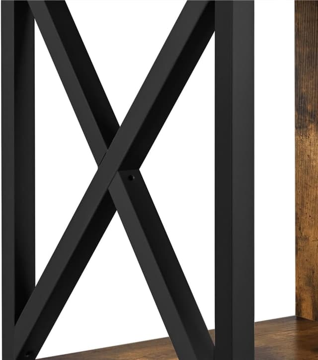 Detalle 2 de Yaheetech mobile per TV con tavolino basso e supporto fino a 50 pollici, legno e metallo (106 × 40 × 50,5 cm)