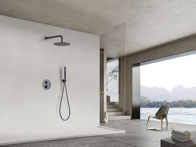 Detalle 2 de Imex Nápoles conjunto ducha termostático 1,5 m