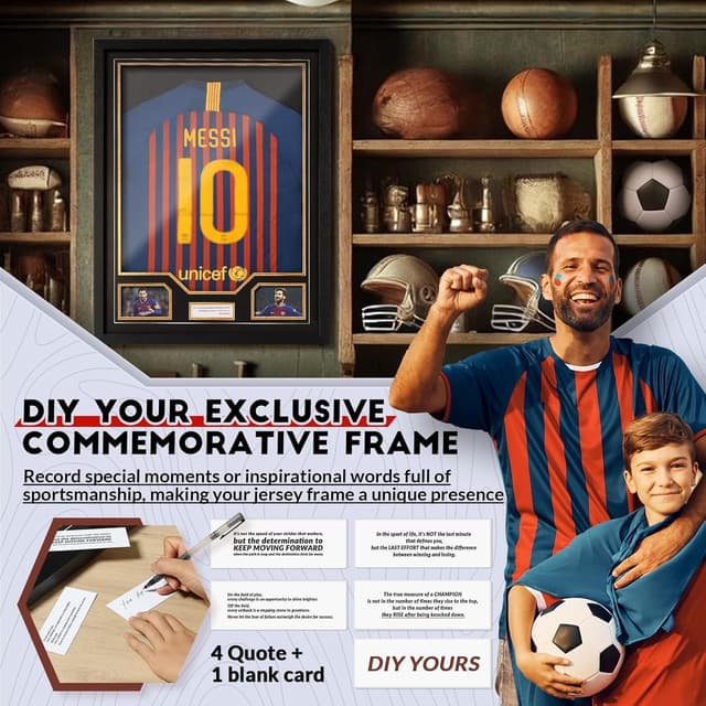 Thumbnail 4 de JupDec Jersey Frame Display Case 33.5x25.6 in