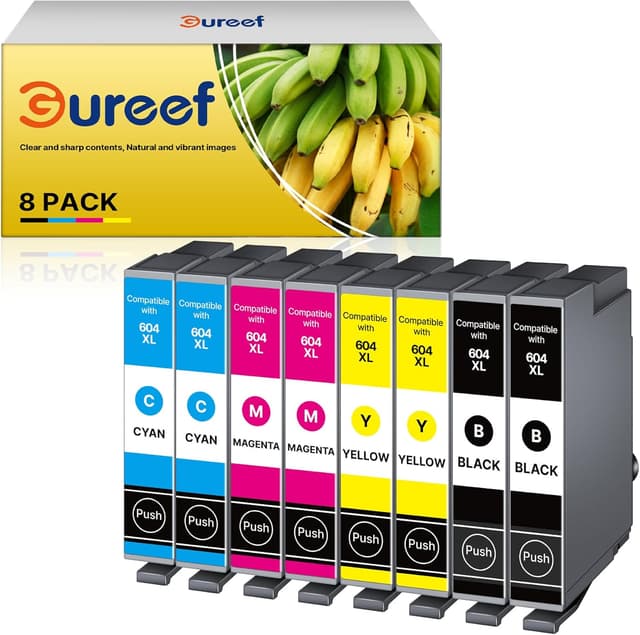 Imagen de Gureef 604XL Ink Cartridges for Epson XP-3200/XP-2205 en OfertitasTOP