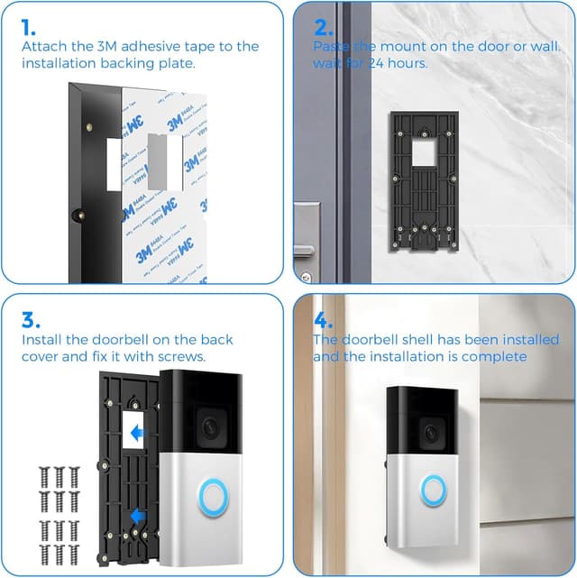Thumbnail 4 de Ring No-Drill Mount with Sticky Pad