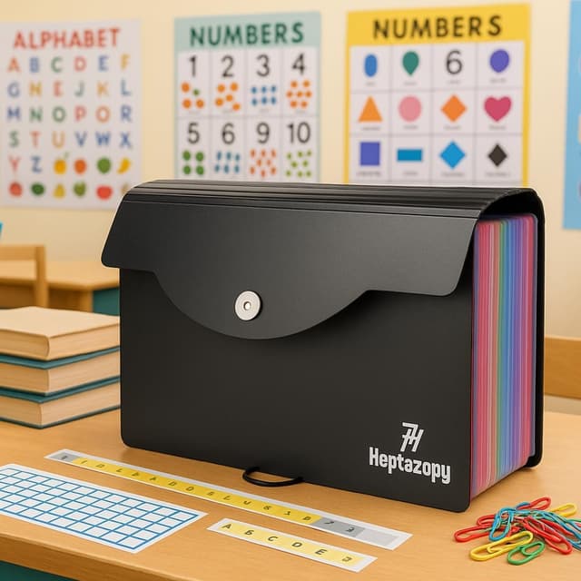 Thumbnail 6 de Heptazopy File Organiser 26-folder A4 document organiser