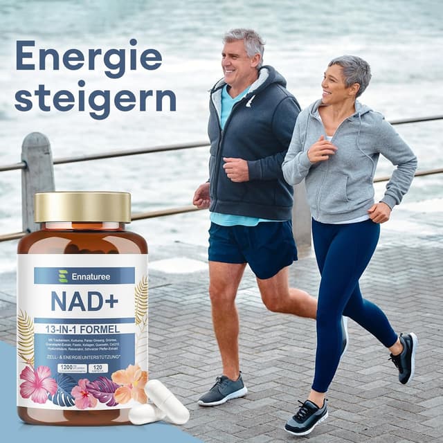 Detalle de NAD Supplement 1200 mg NAD 13, 120 Kapseln