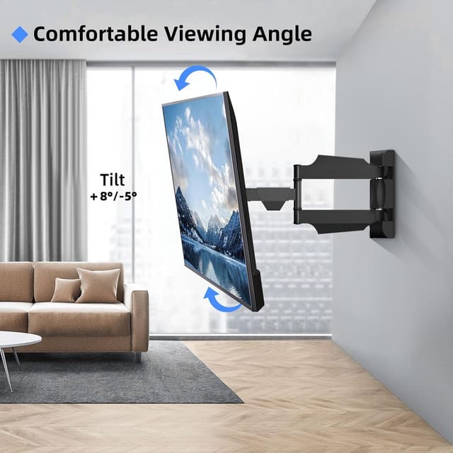 Detalle 2 de suptek MAFD-L400 support TV pivotant VESA 400