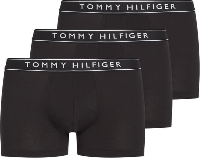 Thumbnail 6 de Tommy Hilfiger Les Essentiels – Lot de 3 trunks extensibles en coton (bleu profond / lapis bleu / blanc)