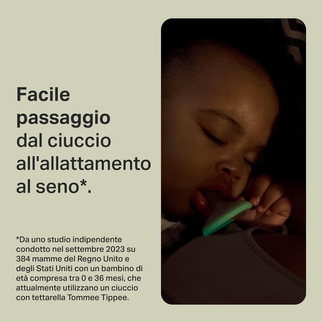 Thumbnail 2 de Tommee Tippee Ciuccio Night Glow 0-6 mesi