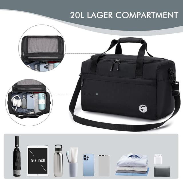 Thumbnail 3 de BAGZY 2X Sac de Voyage 40x20x25 20L