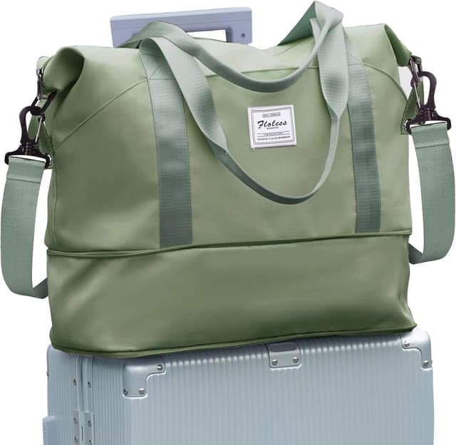 Detalle de Reisetasche Damen Sporttasche 40x30x20 Ryanair Handgepäck – erweiterbar, wasserdicht, mit Nass-/Trockentrennung