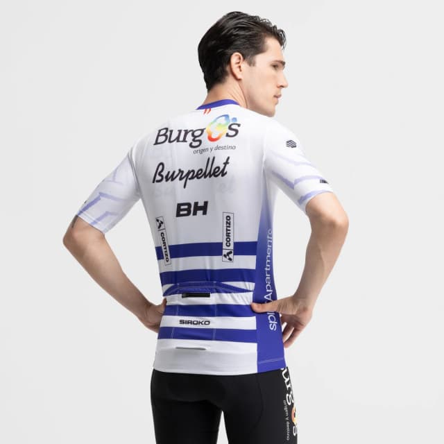 Detalle 2 de Siroko maillot de manga corta hombre Burgos Burpellet BH x Siroko (BBBH Campeon Uruguay)