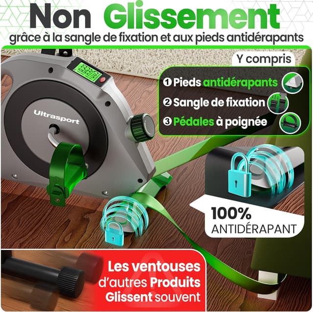 Thumbnail 4 de Ultrasport Mini Bike vélo d'exercice compact