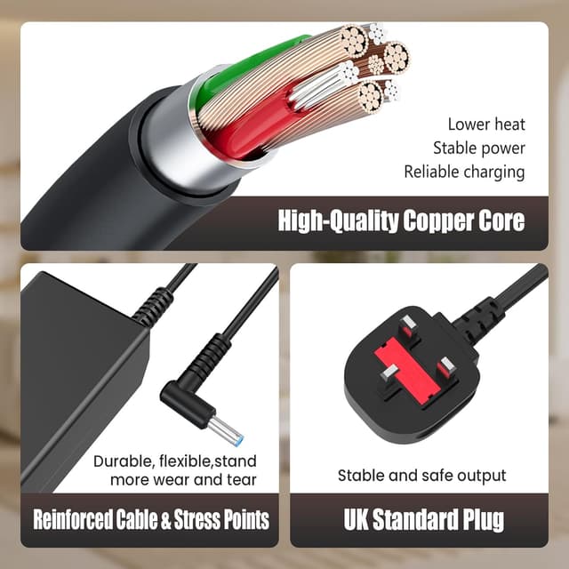 Thumbnail 5 de HP 45W Laptop Charger 4.5x3mm power adapter