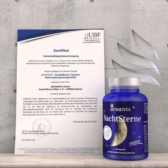 Thumbnail 3 de BIOMENTA NachtSterne 120 Kapseln 💊