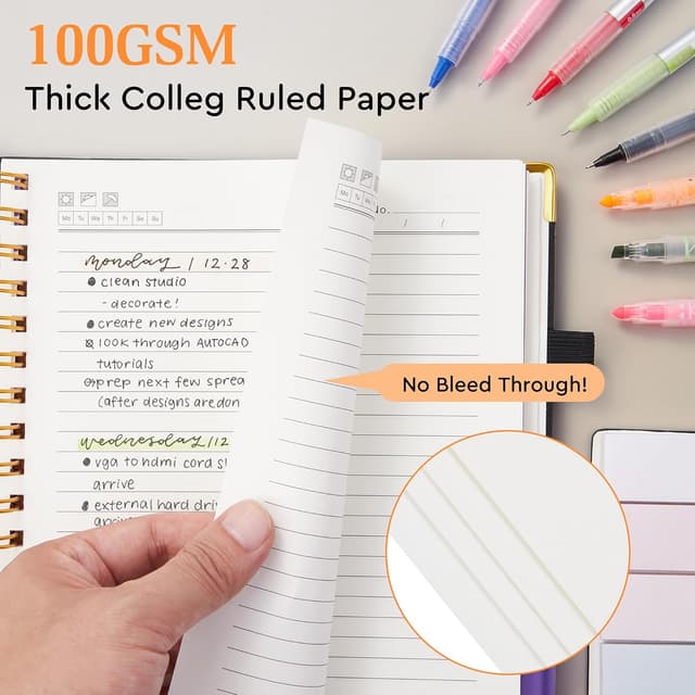 Detalle 2 de FREBLASO 5-Subject notebook 8x10 B5