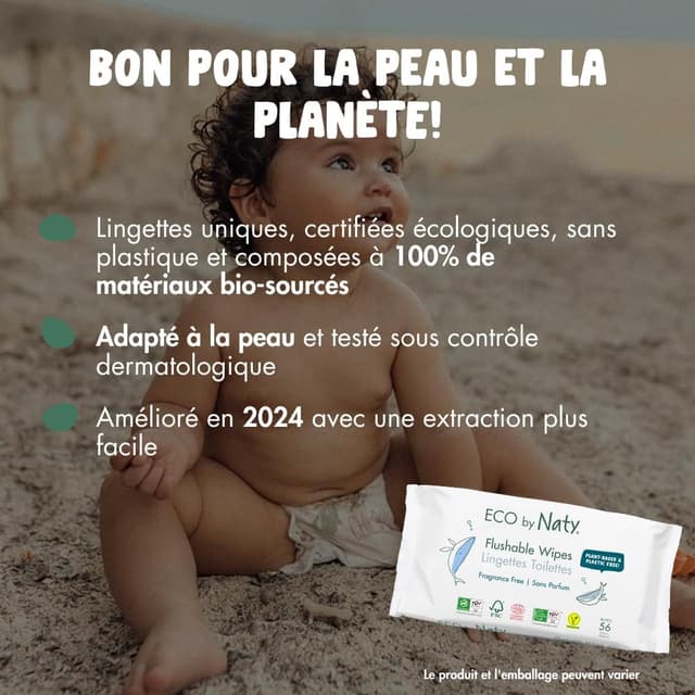 Thumbnail 2 de Naty Lingettes Bébé 672 lingettes