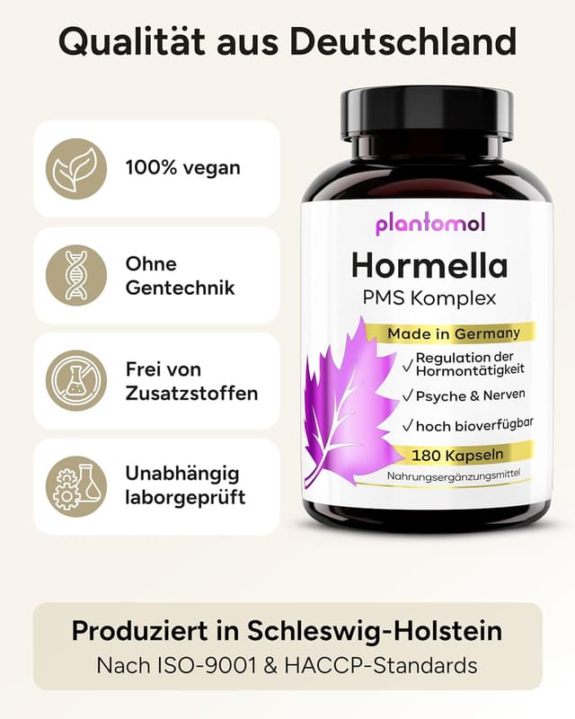 Thumbnail 6 de Hormon Balance Frauen 14fach PMS Kapseln (180 Kapseln) mit Myo-Inositol, OPC, Frauenmantel & Vitamin B6