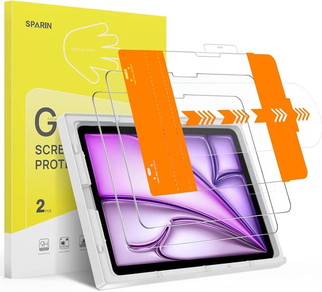 Detalle de SPARIN Panzer Schutz Glas für iPad Air 13 Zoll M4/M3/M2
