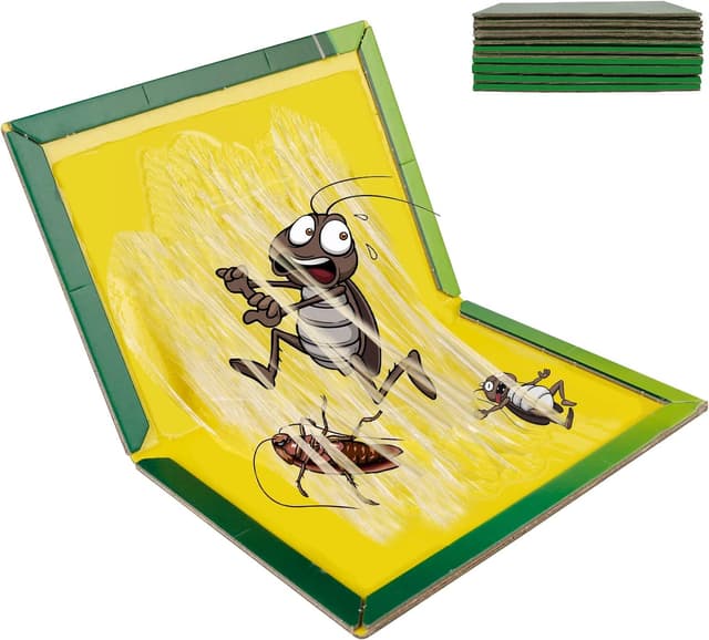 Detalle de Colpart 10 Pack Glue Trap Sticky Pads (foldable cardboard pest traps) for indoor home use