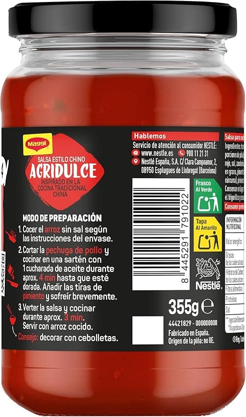 Thumbnail 4 de Maggi Salsa Asiática Agridulce 6 x 355 g