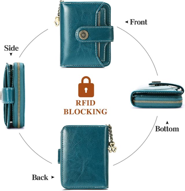 Detalle de SENDEFN Small Genuine Leather Wallet 5.12