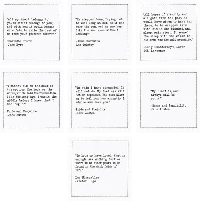 Detalle 2 de Five Star Napkins Romantic Quotes 50 napkins