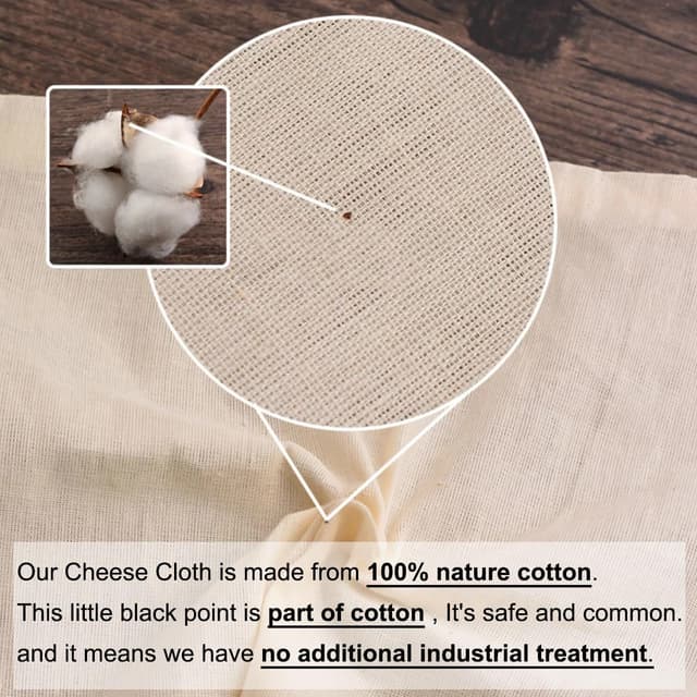 Thumbnail 6 de 6 Pcs Cheese Cloths 20x20 🧀