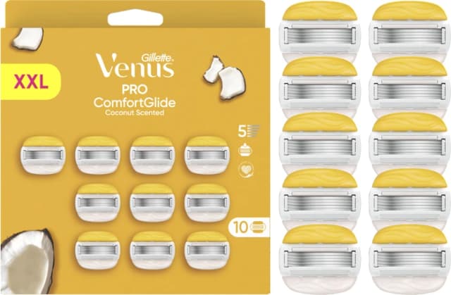 Detalle de Gillette Venus Pro ComfortGlide Ersatzklingen (10 Stück) – für Venus Rasierer der Pro-ComfortGlide Familie