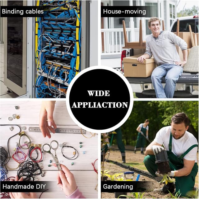 Thumbnail 6 de JelKen 250 Pack Cable Ties 300mm