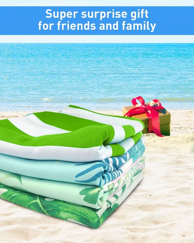 Thumbnail 5 de Microfiber Beach Towel 63x35 Inch Oversized