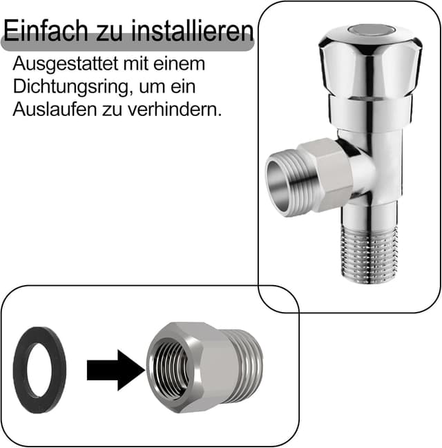 Thumbnail 4 de Edelstahl-Reduzieradapter Set 1/2 auf 3/8