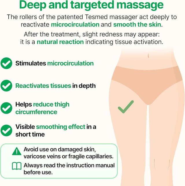 Thumbnail 6 de TESMED Cellulite Manual Patented Massager 9–38 cm