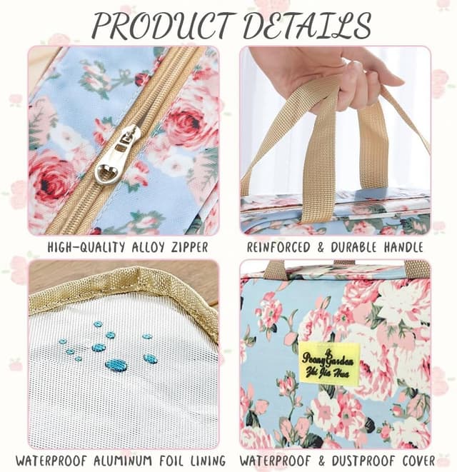 Thumbnail 6 de Aucuu Beauty Case Da Viaggio 30x21x12 cm