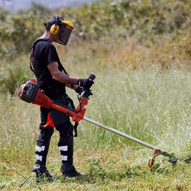Detalle 2 de Oregon Q515061 Mesh Visier & Gehörschutz-Kombination für Trimmer und Freischneider