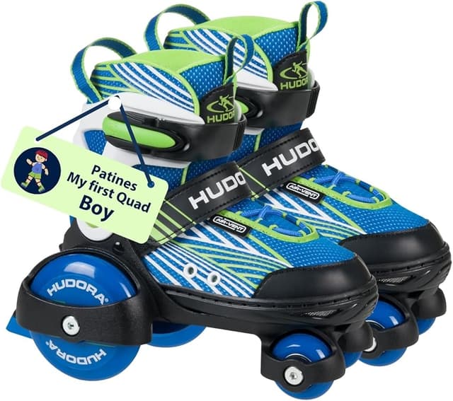 Imagen de HUDORA Roller Skates My First Quad - Patines Ajustables para Niños 🛼 en OfertitasTOP