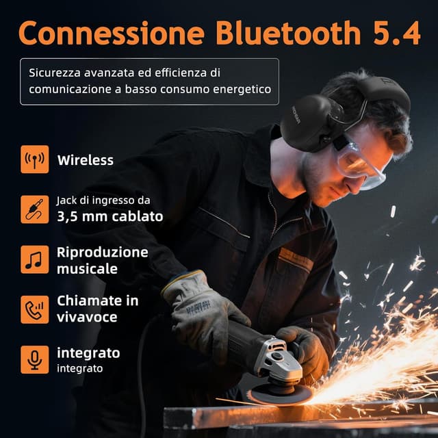 Thumbnail 1 de PROHEAR 037 Cuffie Antirumore SNR 30dB