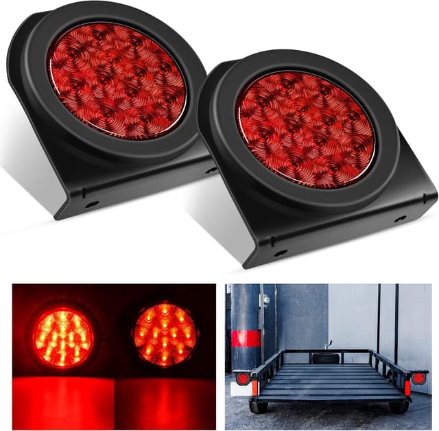 Imagen de Nilight 4Inch Round Trailer Tail Light 12LED en OfertitasTOP