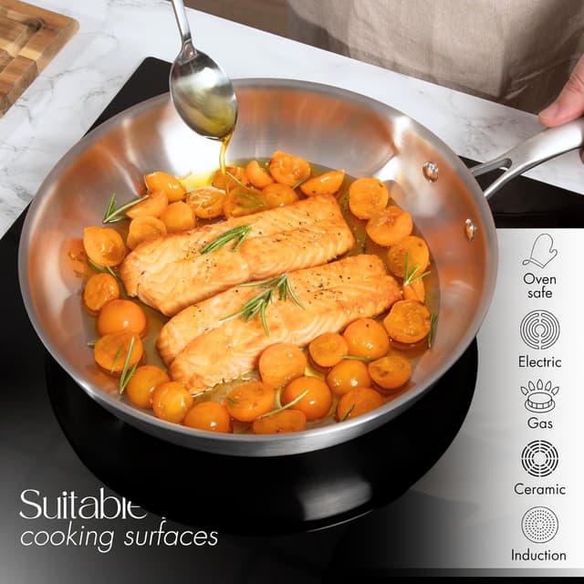 Thumbnail 6 de Nuovva Stainless Steel Saucepan Set 6pc 2.7L