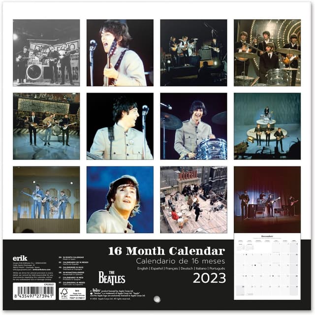 Thumbnail 1 de Grupo Erik The Beatles Wandkalender 16 Monate