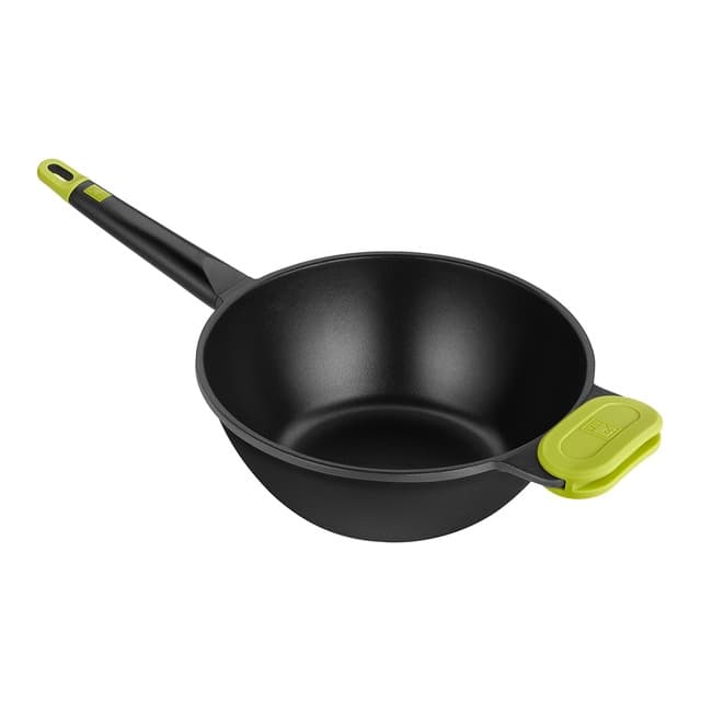 Detalle de Foodie Bra Wok aluminio fundido