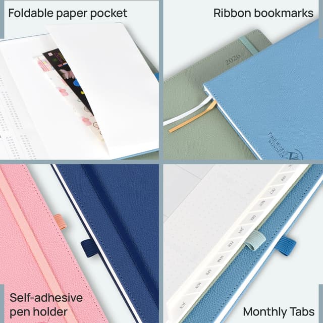 Thumbnail 5 de POPRUN A5 Diary 2026 weekly planner 22×16.5 cm 📔