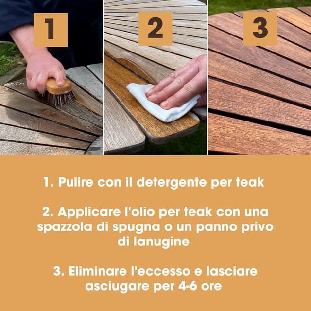 Thumbnail 2 de Furniture Clinic Olio per Teak 2,5 L