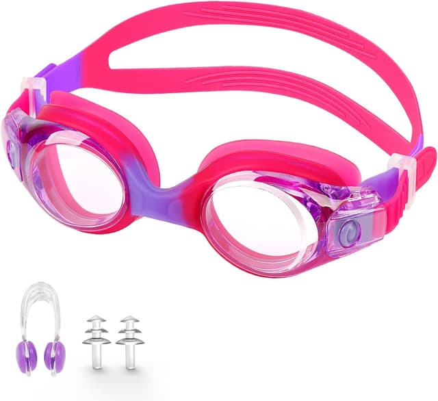 Thumbnail 6 de JATEKA Occhialini da nuoto bambini unisex anti-appannamento con anti-UV e lenti mirror HD (4-14 anni)