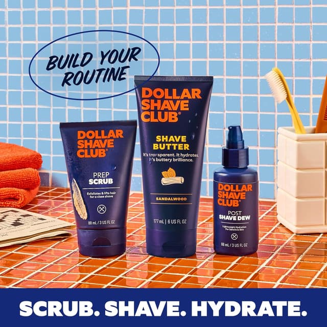 Thumbnail 6 de Dollar Shave Club Shave Butter (Sandalwood) Translucent Shaving Cream, 6 oz (2 Pack)