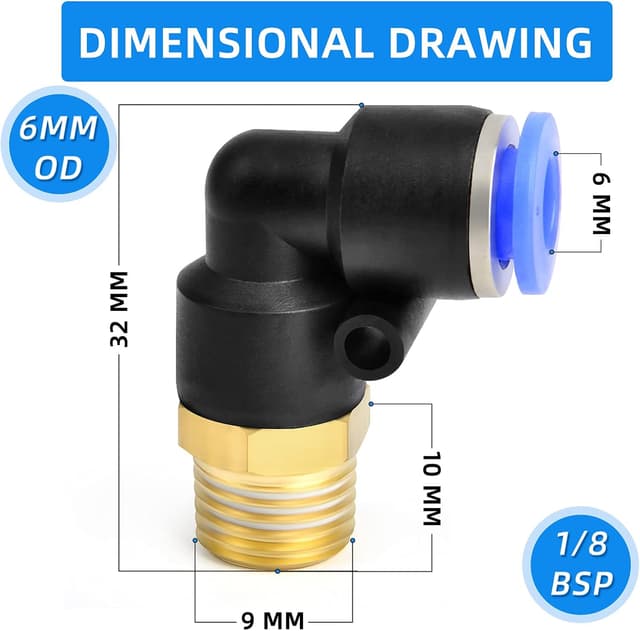 Detalle 2 de ERGAOBOY PL6-01 Außenwinkel 6 mm Rohr AD