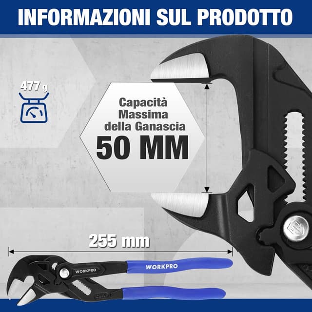 Thumbnail 1 de WORKPRO Pinza Chiave 255 mm