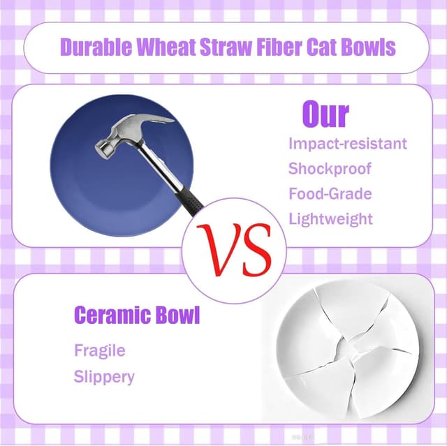 Thumbnail 3 de 12 Pack Cat Bowls Whisker Friendly